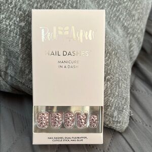 Red Aspen TANYA SPARKLES Pink Nail Dashes